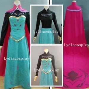 Handmade - Elsa Coronation Dress, Elsa Dress, Elsa Coronation Costume, Elsa Coronation Dress Adult/kid, Elsa Costume Adult/Kid
