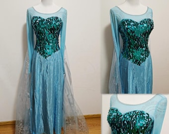 purple elsa dress costume 2019 New Release Girls Frozen 2 Elsa Costume Party Birthday Purple Dress 2-10Yrs