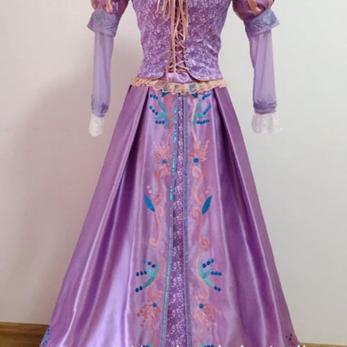 Handmade - Rapunzel Dress Adult, Rapunzel Costume, Tangled Rapunzel Cosplay Costume Outfit