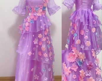 Fatto a mano - Abito Isabela Cosplay, Abito Isabela Encanto, Costume Cosplay Encanto Isabela