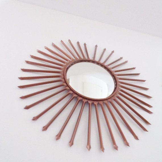 French mirror vintage 1950 Chaty Vallauris Convex mirror Etsy