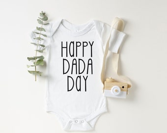 Fathers Day Onesie, First Fathers Day, Boy Father's Day, Father's Day Gift, Gift for Dad, Happy Dada Day, Baby Name Onesie