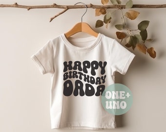 Happy Birthday Daddy Gift For Daddy Hip Kids Shirt Birthday Dad T-Shirt New Dad Gift Ideas Toddler Hipster Tee Trendy Baby Clothes