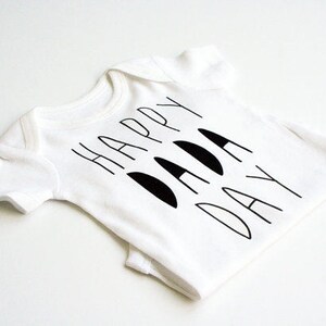 Fathers Day Onesie, First Fathers Day Onesie, Boy Father's Day Onesie®, Hipster Dad, Happy Dada Day, Gift for Dad image 3