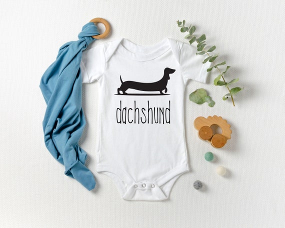 dachshund onesie for baby
