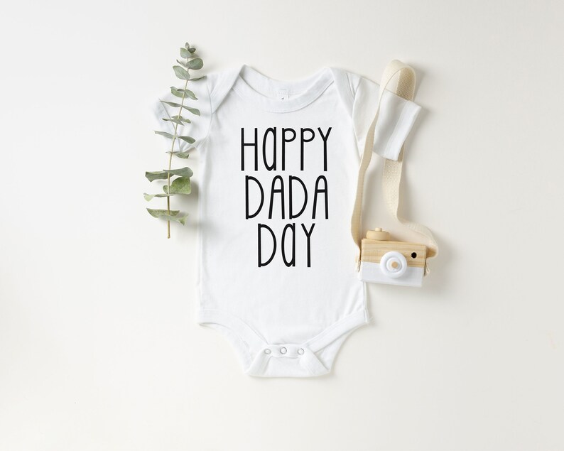 first fathers day onesie boy