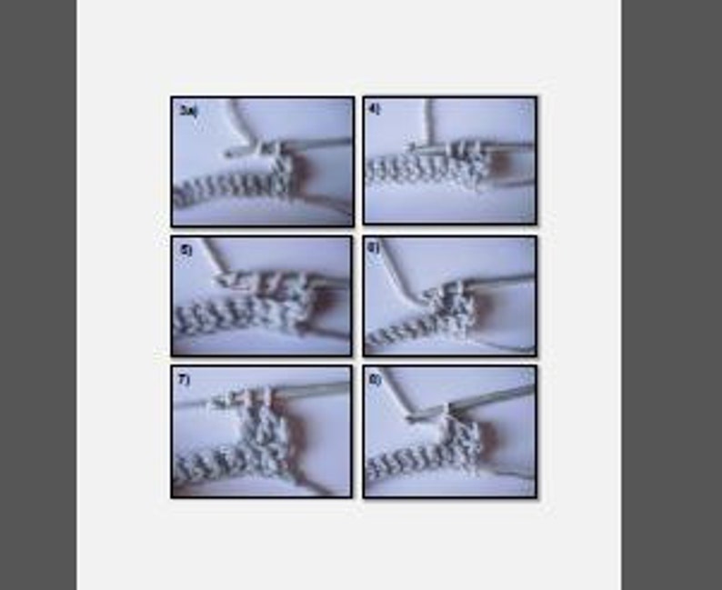 Crochet PDF PATTERN With Chart Grey Mittens, Fingerless Gloves in