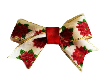 POINSETTIA ribbon (small bow)