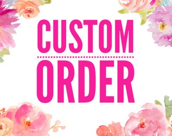 CUSTOM BOW ORDER