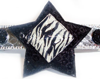 ZEBRA STAR (barrette)