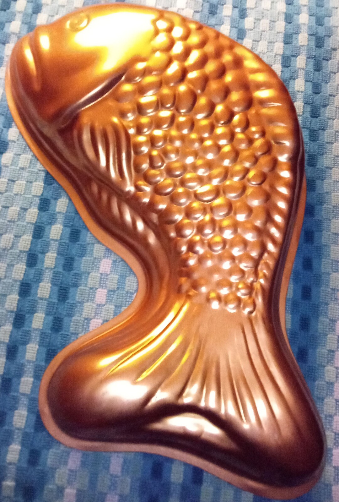 Vintage Copper Fish Mold Large Kitchen Decor Kitchen and Etsy