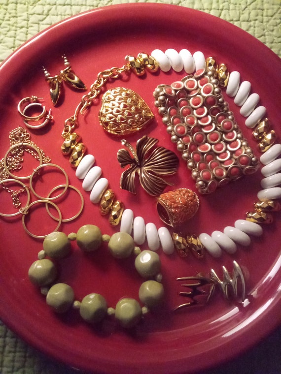 Vintage Fashion Jewelry Lot / Scarf Clip * Ring *… - image 3