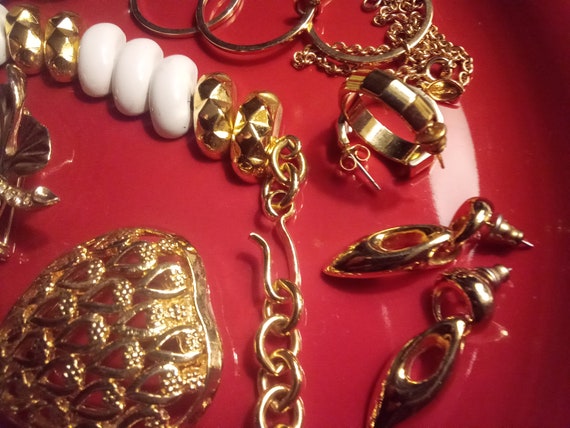 Vintage Fashion Jewelry Lot / Scarf Clip * Ring *… - image 7