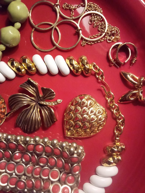 Vintage Fashion Jewelry Lot / Scarf Clip * Ring *… - image 5