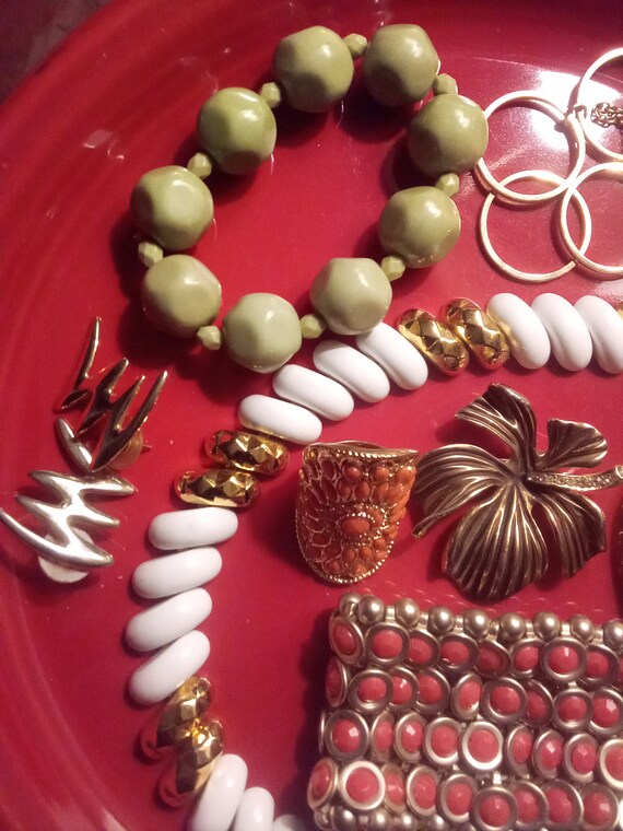 Vintage Fashion Jewelry Lot / Scarf Clip * Ring *… - image 6