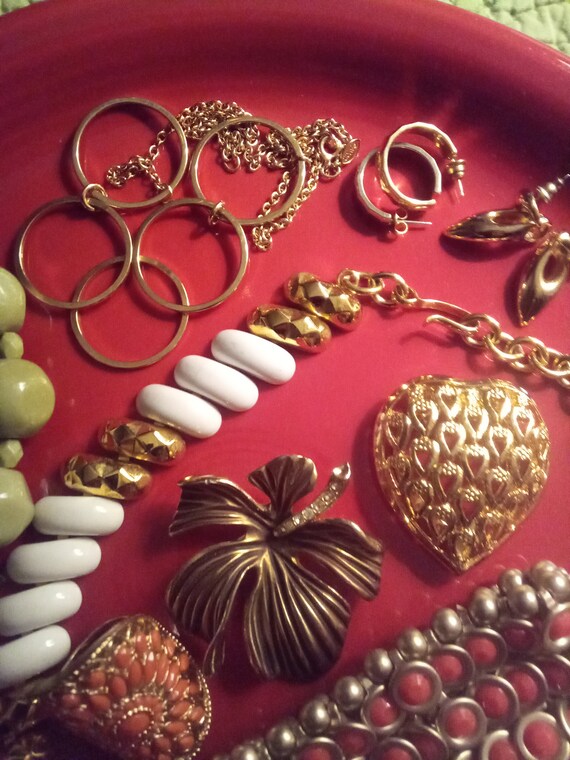Vintage Fashion Jewelry Lot / Scarf Clip * Ring *… - image 9