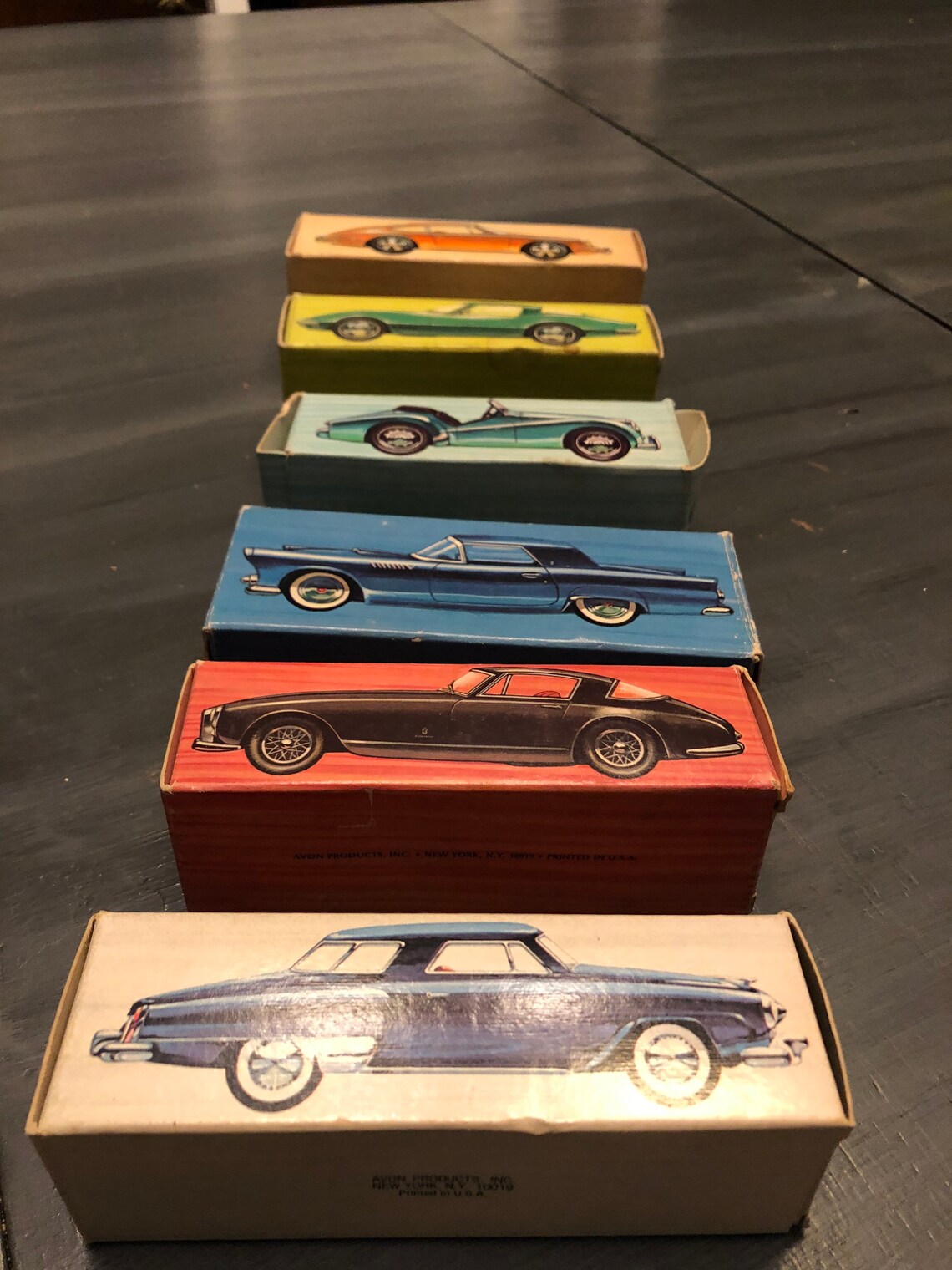 Avon Car bottles with liquids Etsy