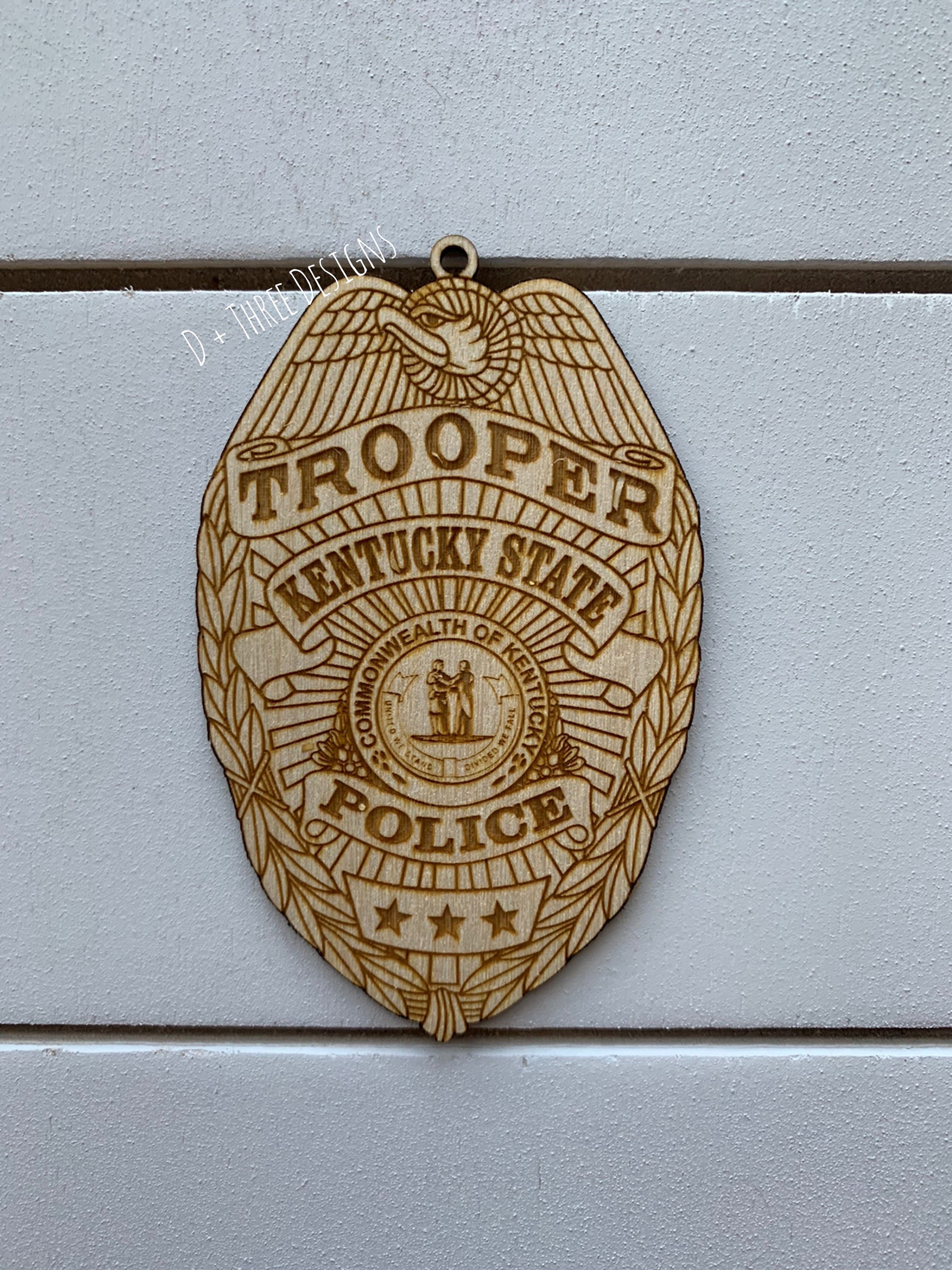Kentucky State Police Badge or Shoulder Patch Ornament - Etsy.de