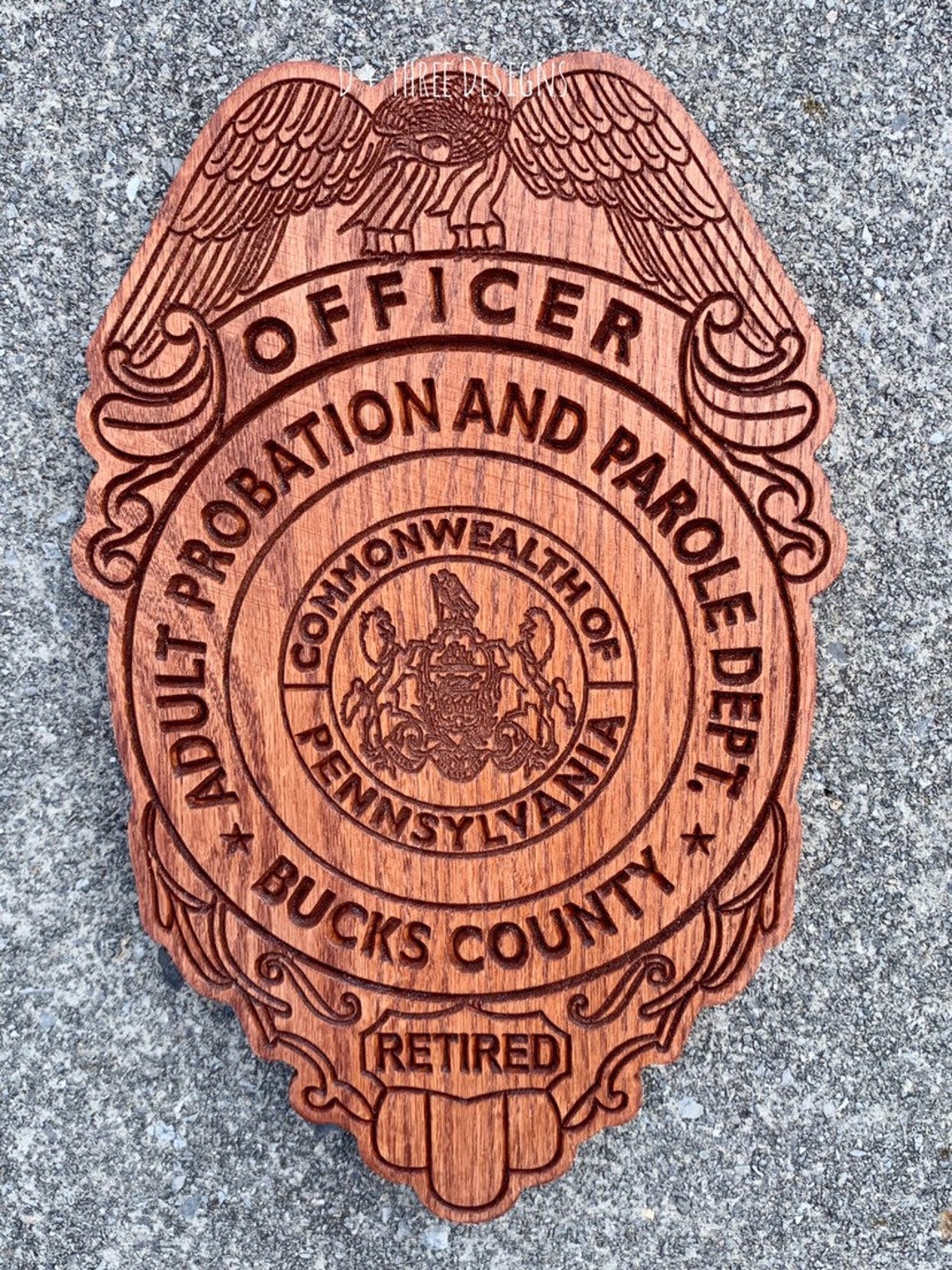 Personalized Probation Officer Badge or Patch // Police | Etsy