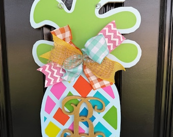 Pineapple Door Hanger Pineapple Welcome Sign Door Hanger Pineapple Pineapple Welcome Sign Welcome Pineapple Door Hanger Summer Door Hanger