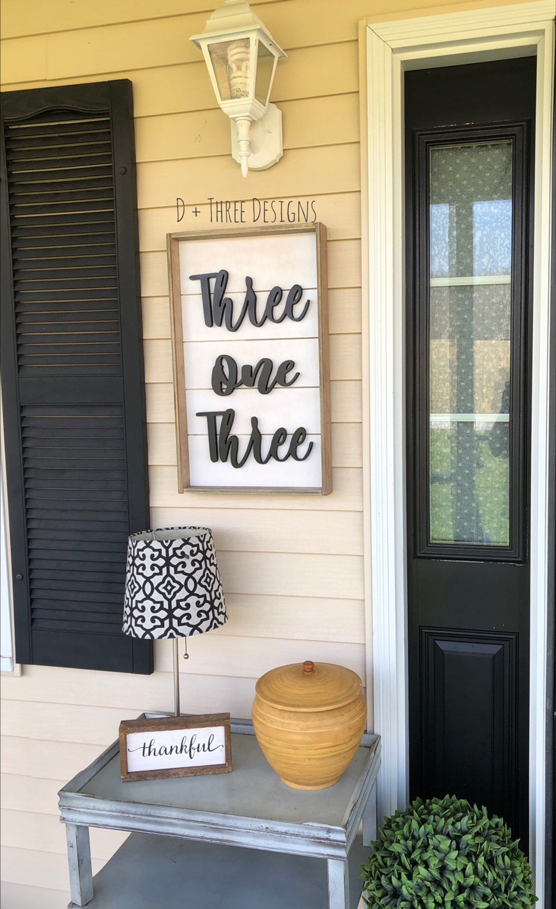 Rustic House Numbers Farmhouse Address Sign Modern House Etsy