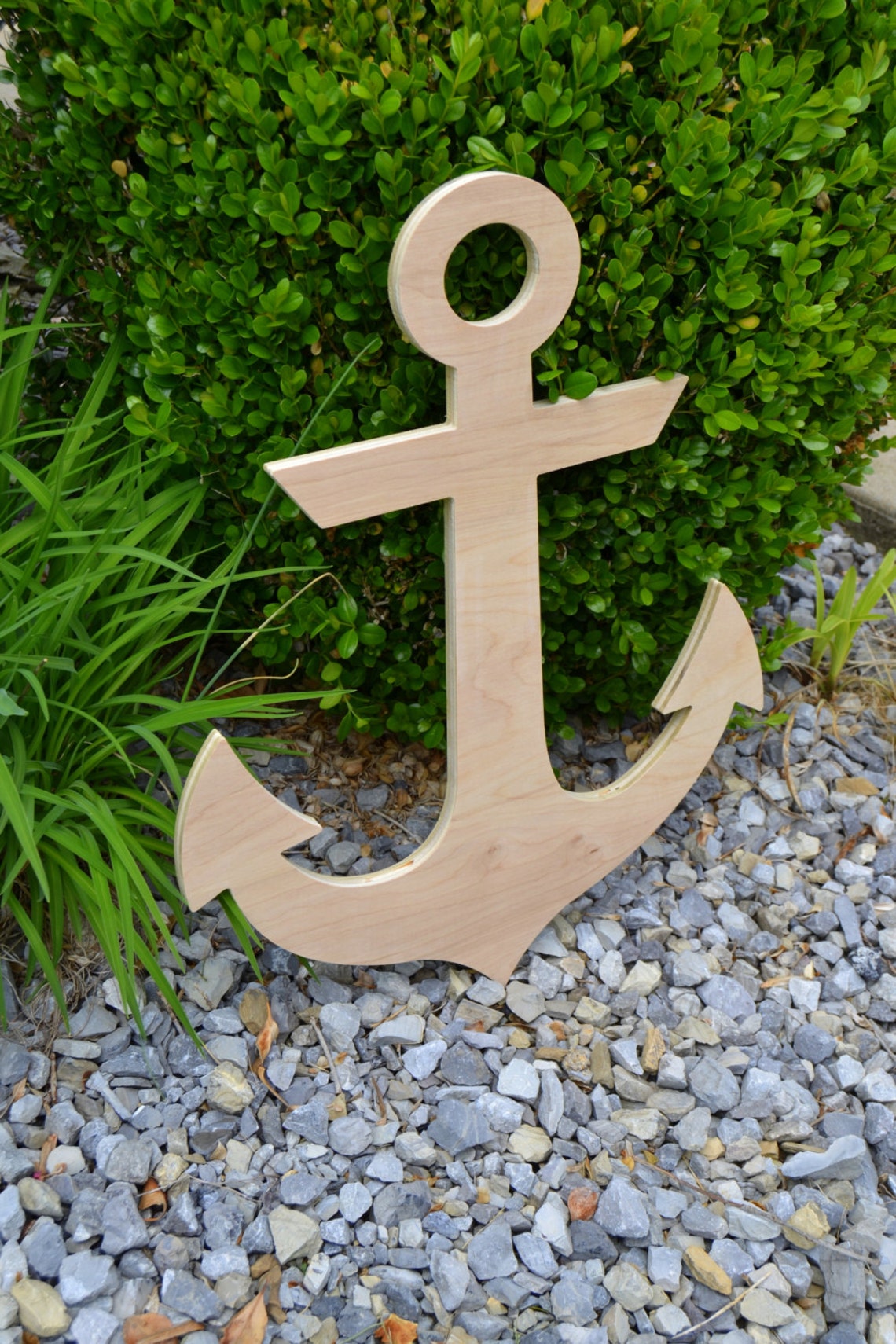 20 Inch Wooden Anchor // Anchor Decor // Nautical Decor // Etsy