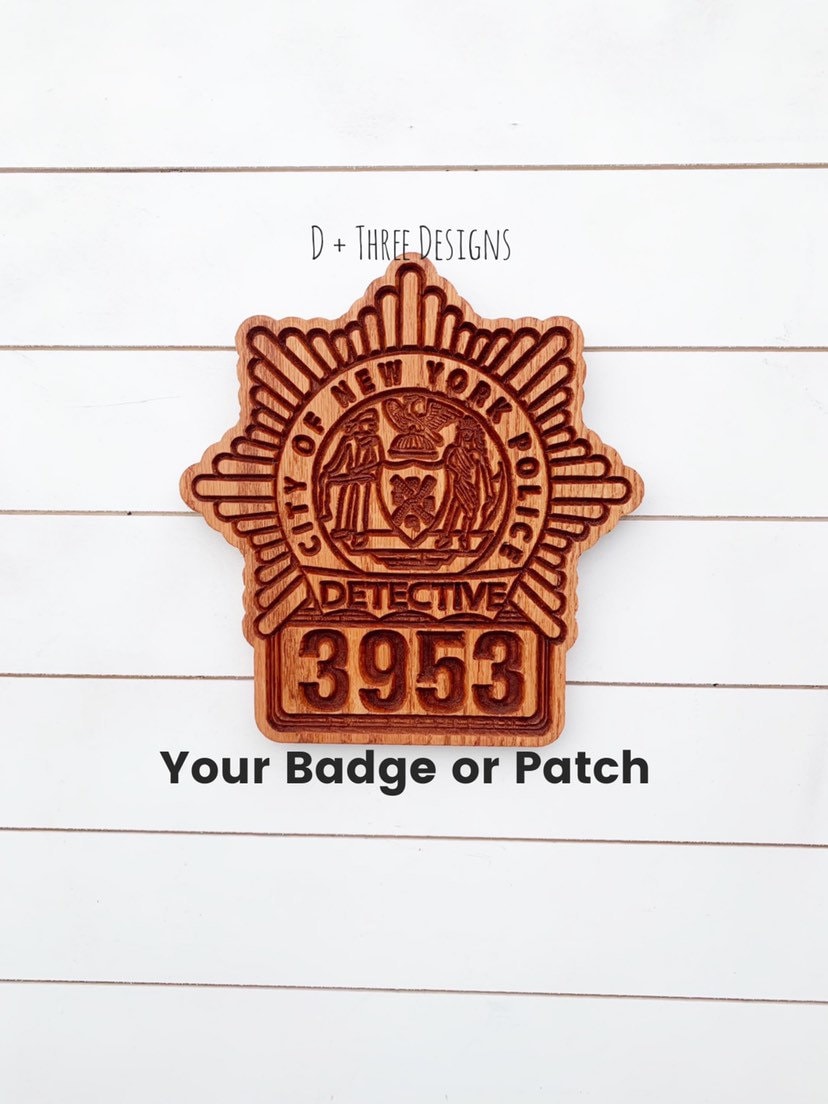 NYPD Personalized Detective Badge // NYPD Police Badge ...