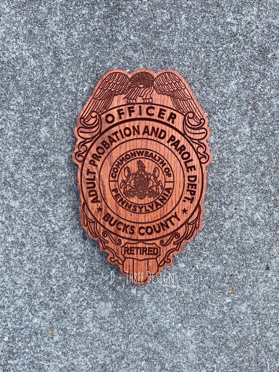 Federal probation officer badge