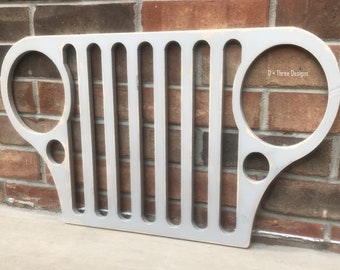 Jeep Grill Wooden Wall Decor Wooden Jeep Grill Jeep Decor Jeep Freak Jeep Wall Sign Jeep Grill Jeep Wall Sign Jeep Bed Frame Jeep Sign Jeep