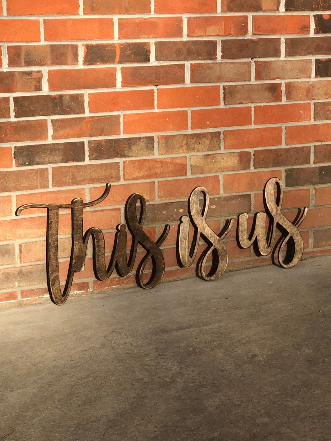 This is Us Wooden Words, This is Us Farmhouse Living Room Sign, This is