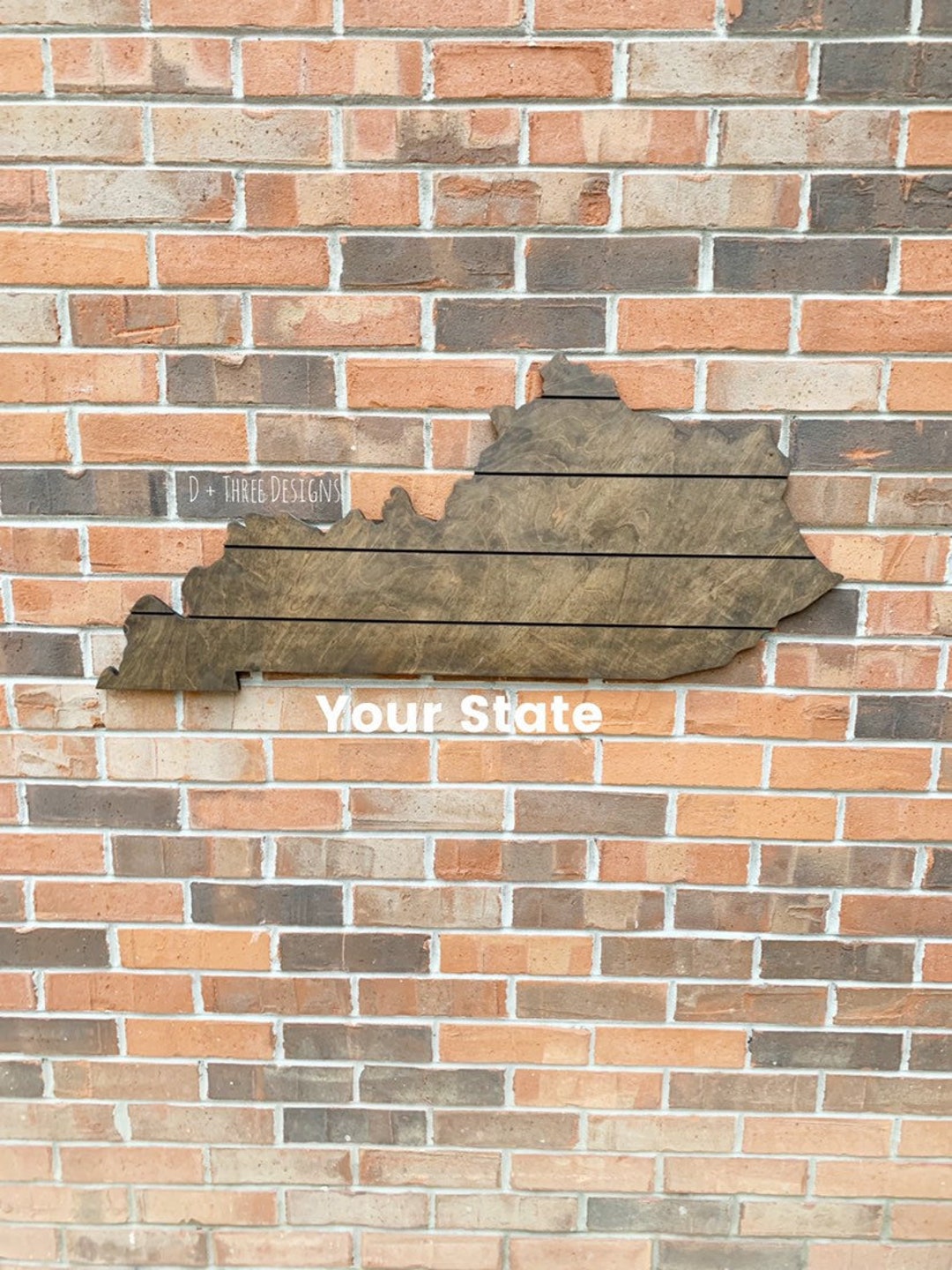 Shiplap State Cutout // Kentucky State Cutout - Etsy India