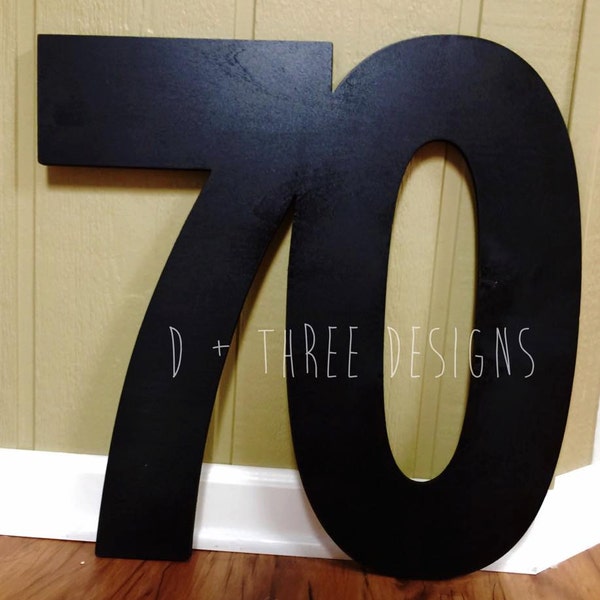 18 Inch Wooden Numbers, Birthday Numbers, Photo Prop, Birthday Decor, Retirement Party, Birthday Board