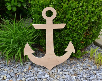 Wooden Anchor Nautical Anchor Anchor Decor Anchor made from wood Nautical Decor Anchors Away Anchor Sign Anchor Wall Sign Wooden Door Hanger