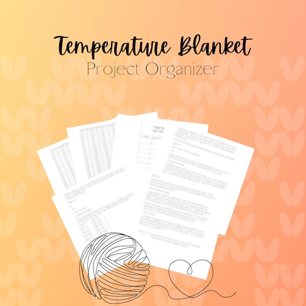 Temperature Blanket Project Organizer