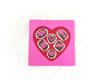 Doos bonbonskaart | Valentijnsdag | Instant Digital Download PDF SVG EPS