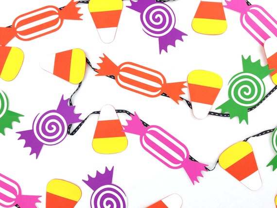 Halloween Trick-or-Treat Candy Banner | Instant Digital Download SVG PDF PNG