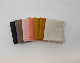 Golden Canyon Curated Fall Autumn 7 Fabric Fat Quarter Bundle | Riley Blake Confetti Cotton Quilting Fabric Bundle | Quilt Fabric