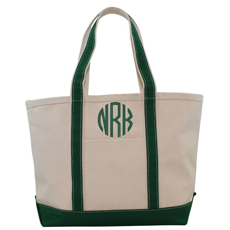 Canvas Tote BagMonogrammed Canvas BagTote BagCanvas BagPersonalized Tote BagCarry On BagBeach TotePool ToteBeach BagBoat Tote
