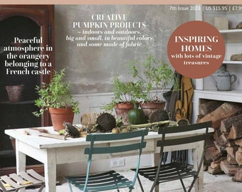 Ships Immediately---7th Issue of 2023--Jeanne d'Arc Living Magazine--Rustic Nordic Country Cottage Magazine--In English