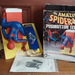 Spiderman Telephone - Etsy