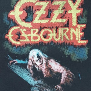 Licensed OZZY OSBOURNE ~ Bark At The Moon Woven Large Sew On Battle Jacket Back Patch