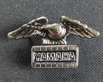 Vintage Yamaha-logo met adelaar PIN Bikerjack Motorvest Old School Badge