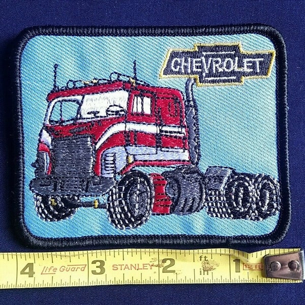Chevrolet truck logo semi tractor trailer rig Good Ol' boy Vintage patch