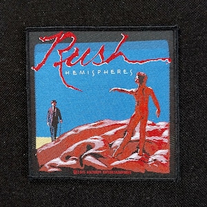 RUSH Hemishperes Band Album Cover Licensed Sew On Battle Jacket Embroidered Patch
