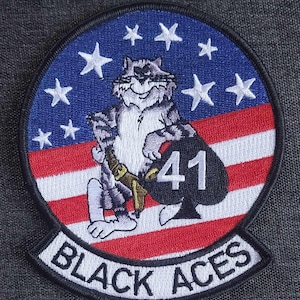 F-14 Tomcat Black Aces - VF Fighter Squadron Collectors Patch