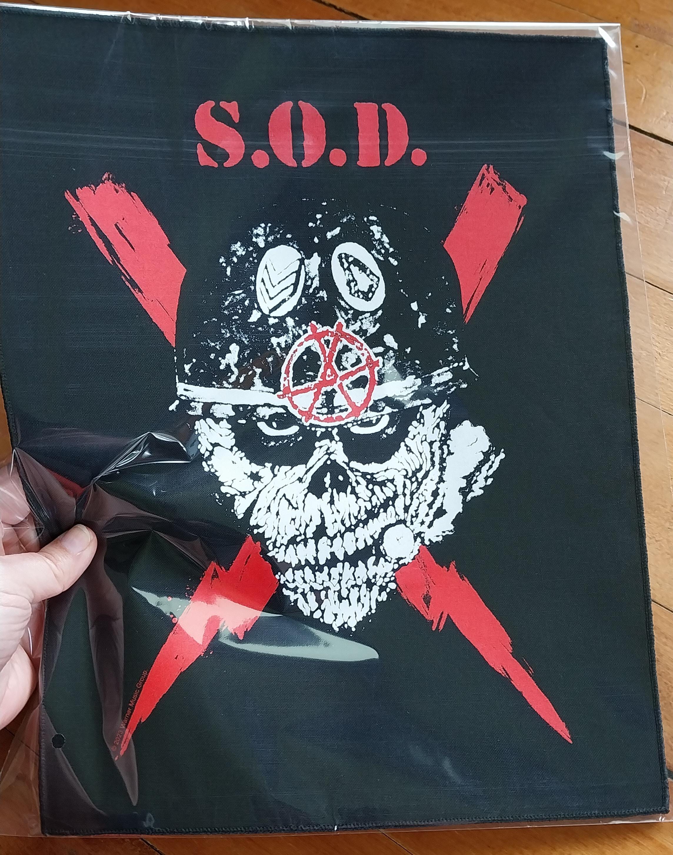 Licensed S.O.D. Stormtroopers of Death Large Sew on Battle Jacket