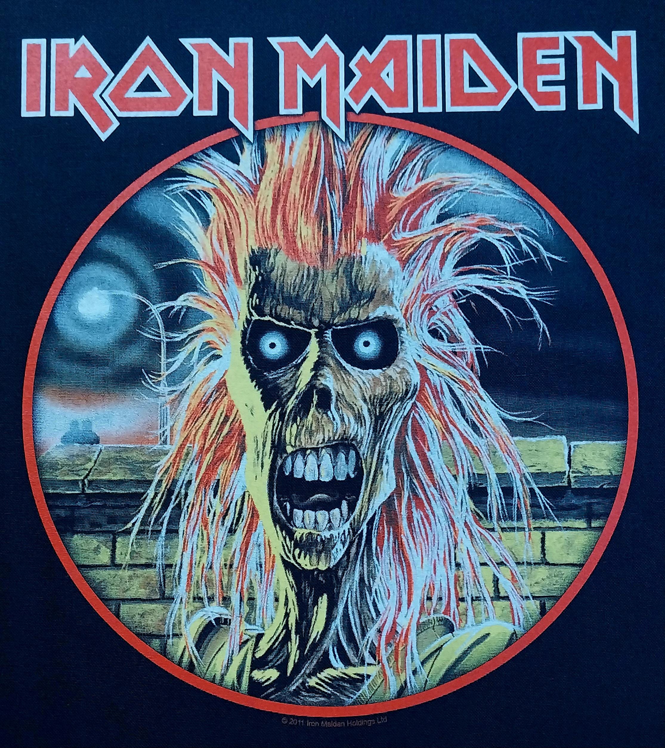 Licensed IRON MAIDEN Album Cover Eddie Large Sew on Battle Jacket