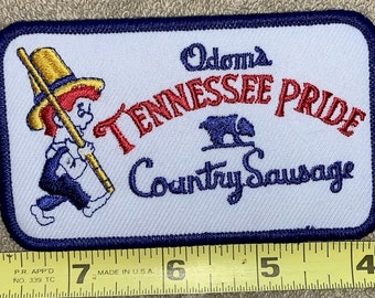 Vintage Odom&#39;s Tennessee Pride Sausage Company Advertising Patch