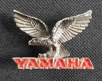 Vintage Yamaha-logo Flying Eagle Pinback PIN Biker Motorcycle Old School Jas Hoed Vest Badge