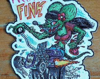 Fully Licensed Ed Roth Rat Fink Trixie Fink Hot Rod Biker